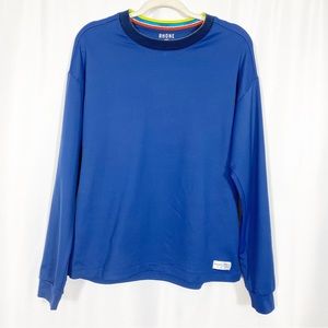 Rhone Retro Session Mock Neck Lightweight Insulating Midlayer Long Sleeve Shirt